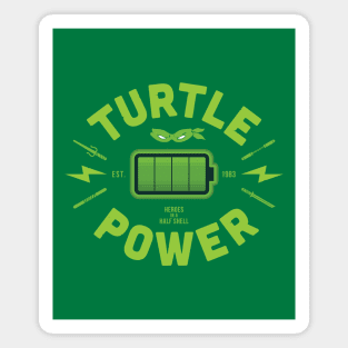 Turtle Power - ooze green Magnet